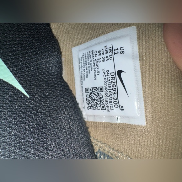 NIKE Men React Terra Kiger 9 Khaki Sea Glass DR2693 200 - Sz 11 - Picture 3 of 8